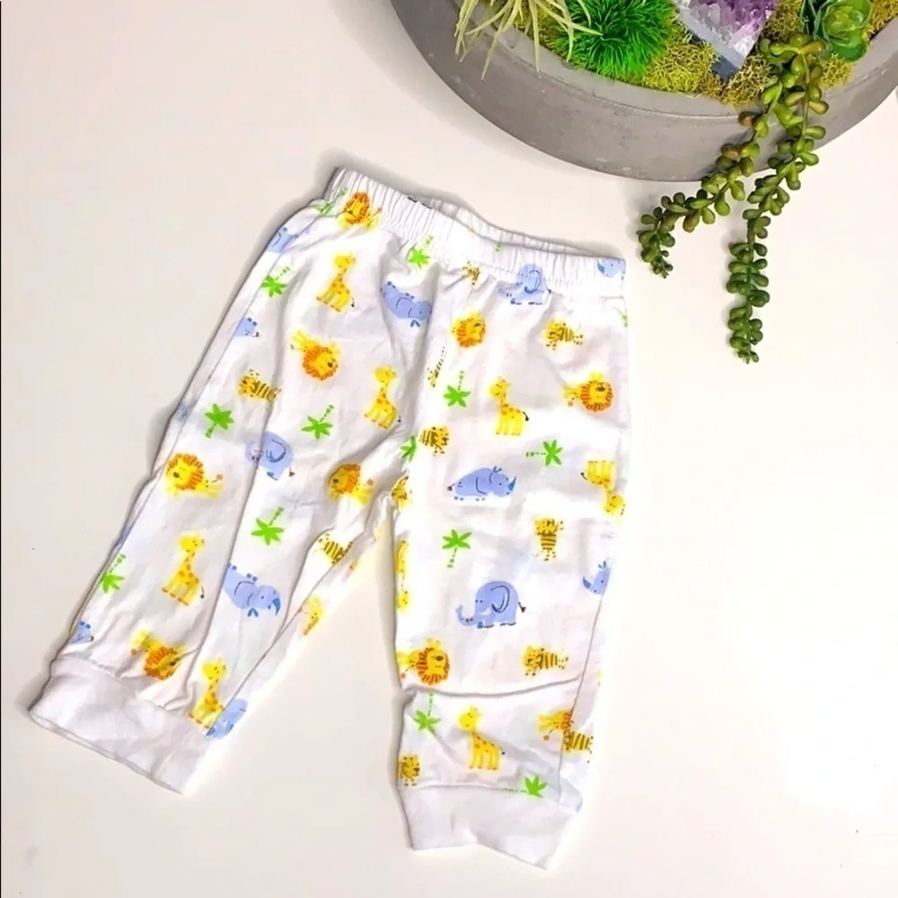 Carter’s Infant Pant Noah’s Arc Animal Print 6 month unisex baby clothes